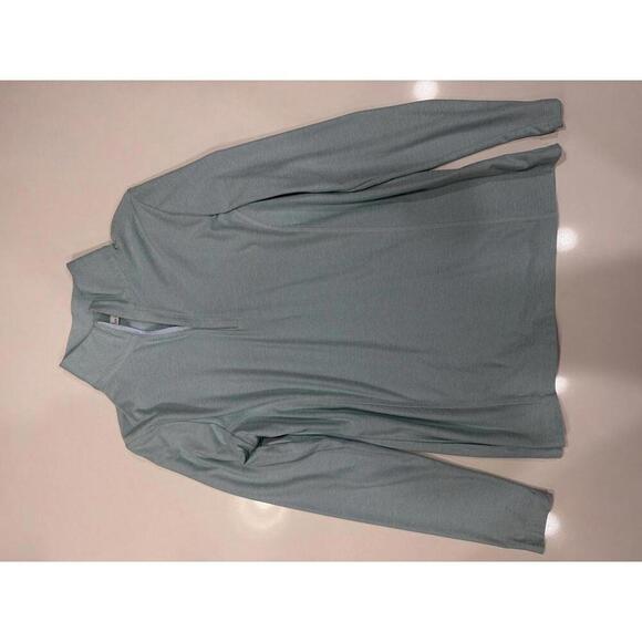 Peter Millar Sweaters - Women's Peter Millar Light Blue Quarter-Zip Long Sleeve Pullover - Medium